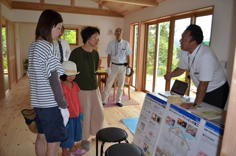 新城市で住宅の見学会を行いました！